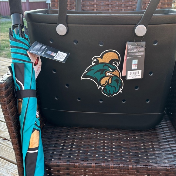 COASTAL CAROLINA tote and umbrella - Picture 1 of 4